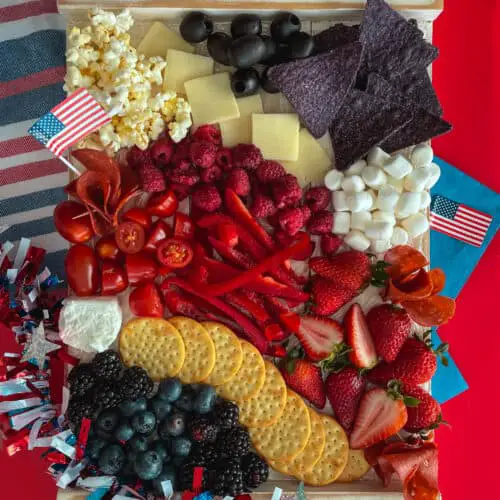 Red, White, and Blue Charcuterie Board