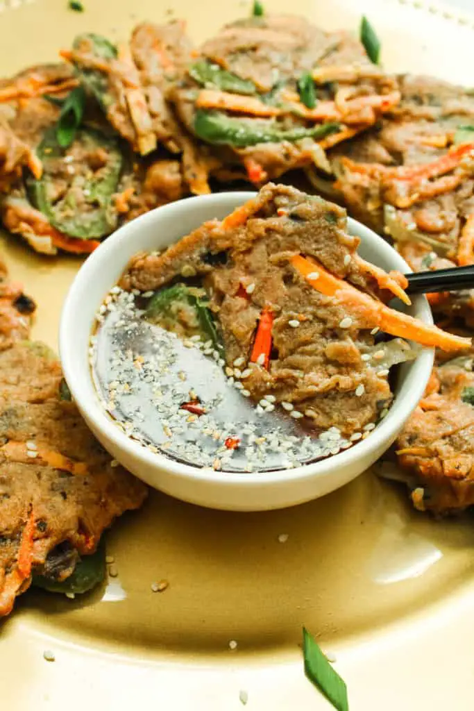 Whole Wheat Korean Vegetable Pancakes - Abundance Of Flavor